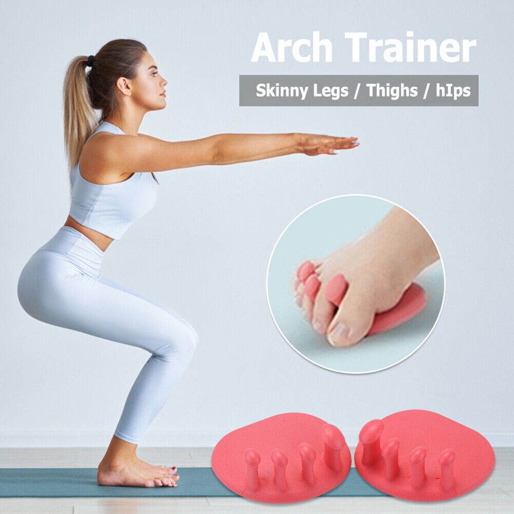 Yoga Fitness Toes Arch - 1 쌍 휴대용 요가 피트니스 아치