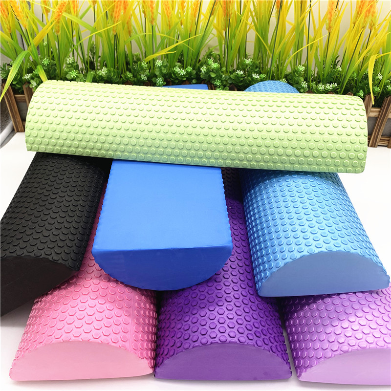 Yoga Blocks - 30/45cm 하프 라운드 EVA 마사지 폼