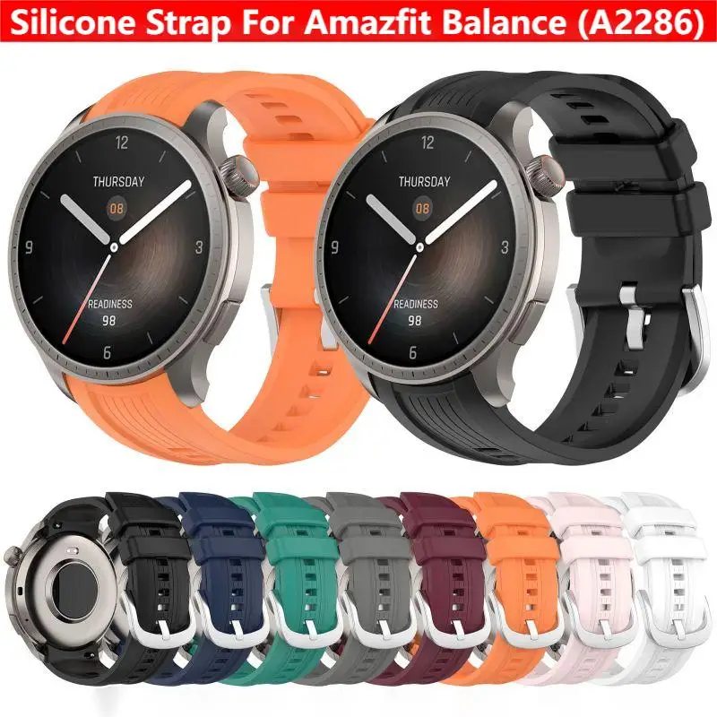 Fitness Tracker Band - 아마즈핏 밸런스 A2286 스마트워치용 실리콘 스트랩