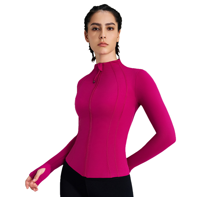 여성용 지퍼업 긴팔 요가 자켓 슬림 자외선 차단 아웃웨 - Yoga Daily Fitness 리뷰 및 가격